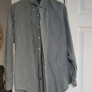T Harris London men's button down dress shirt
